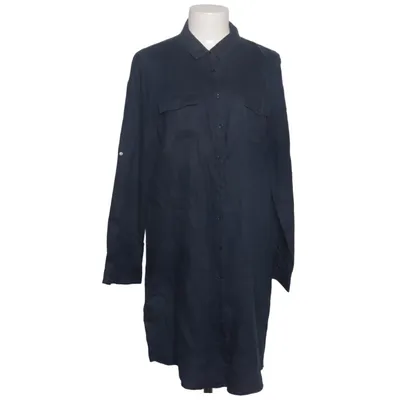 Robe chemise (Bleu) de Monoprix Autre Ton Lin