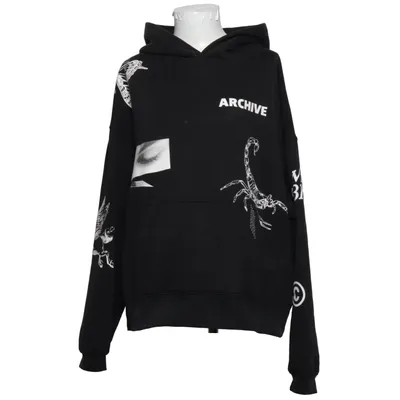 Capuchon sweater (Zwart) van WRSTBHVR Katoen, Polyester