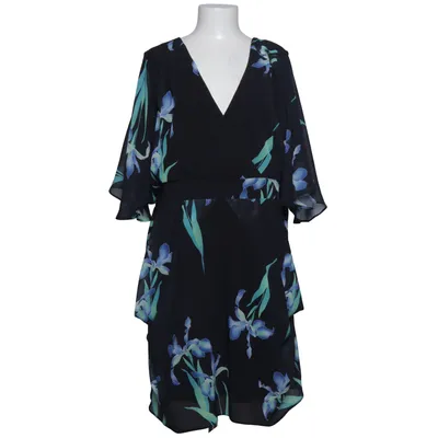 Wrap dress (Black, Multicolored) from City Chic Polyester