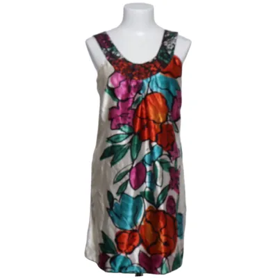 Dress (White, Multicolored) from Lavand Elastane, Polyester
