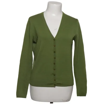 Cardigan (Grøn) fra Repeat Elastan, Merinould