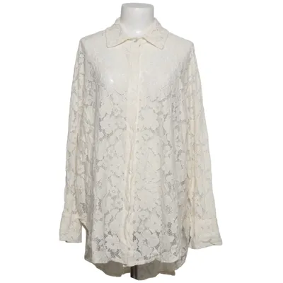 Blouse (Wit) van Couture Katoen, Viscose