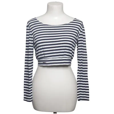 Lange mouwen shirt (Blauw, Wit) van Mania Elastaan, Viscose