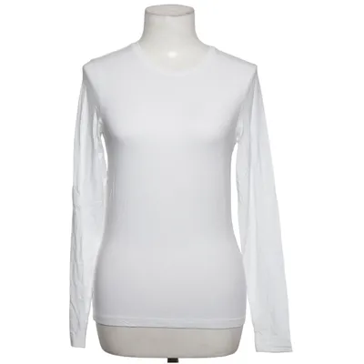 T-shirt à manches longues (Blanc) de Le Tricot Perugia Élasthane, Viscose