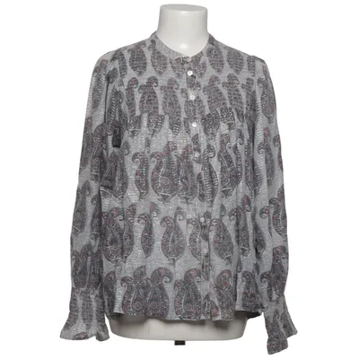 Blus (Grå, Flerfärgad) från Antik Batik Bomull, Metallfiber