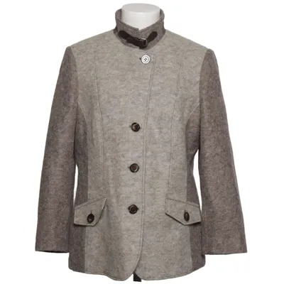 Blazer (Beige, Grijs) van Adagio Polyester, Wol