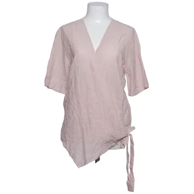 Wrap blouse (Brown, White) from Yaya Women Cotton, Elastane, Lyocell