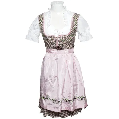 Dirndl (Hvid, Pink, Brun) fra Fuchs Trachtenmoden