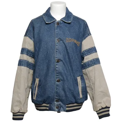 Denimjakke (Blå, Beige) fra BDG Polyester, Genanvendt bomuld