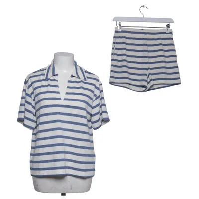 Set (Blue, White) from H&M Polyester, Viscose