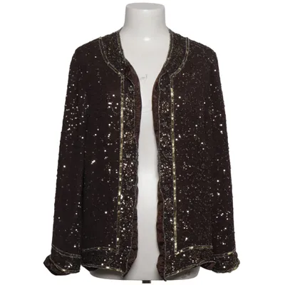 Cardigan (Marron) de Murek Fashion Polyester, Soie
