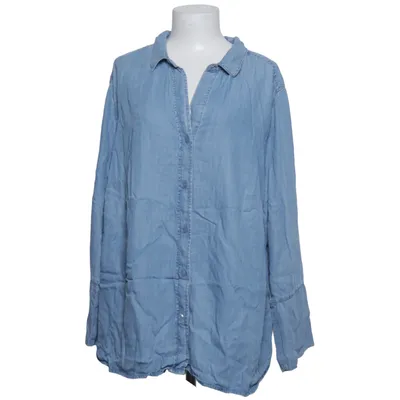 Denim shirt (Blue) from Ulla Popken Cotton