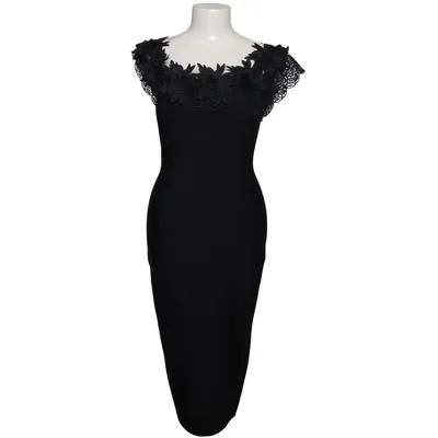 Cocktailkjole (Sort) fra Forever Unique Elastan, Polyester
