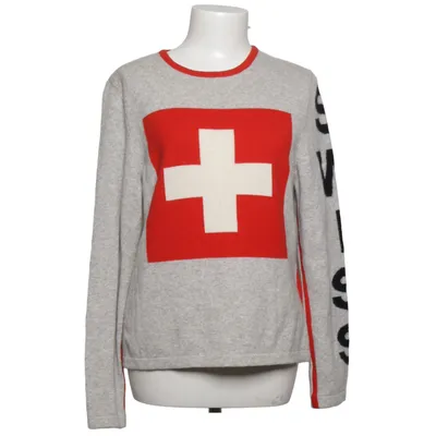 Sweater (Gray, Red, White) from Niceconnection Cashmere, Merino wool, Viscose