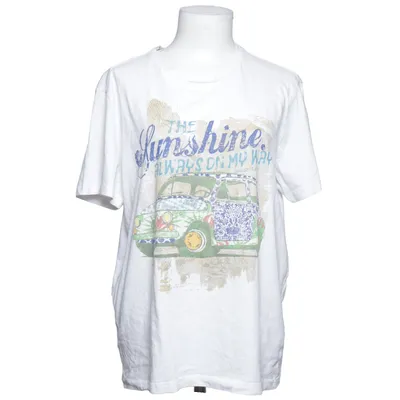 T-shirt (Hvid, Flerfarvet) fra Gaudi Jeans Bomuld