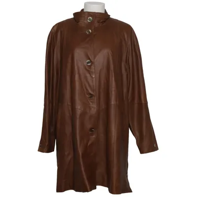 Läderkappa (Brun) från Von Holdt Acetat, Viskos