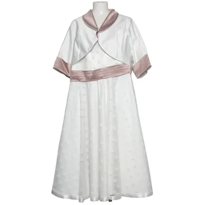 Brudklänning (Vit, Rosa) från Banned Apparel Elastan, Polyamid, Polyester