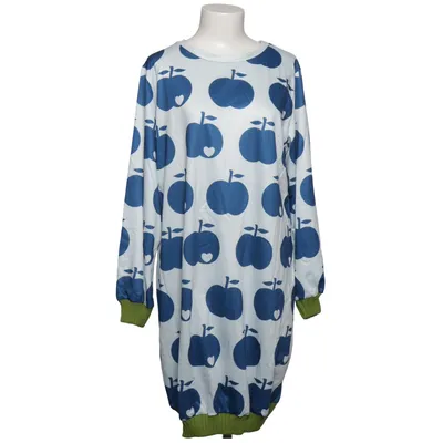 Dress (Blue, White, Green) from Misslook Cotton, Polyester