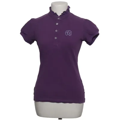 Poloshirt (Lila) von Lauria Garrelli Baumwolle, Elasthan
