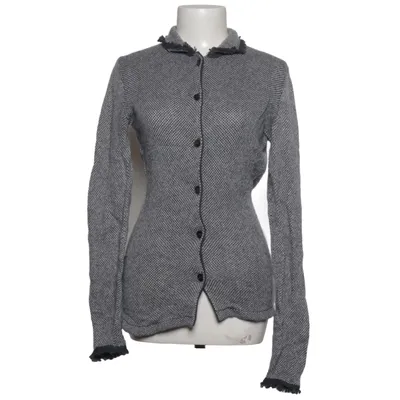 Cardigan (Black, White) from Allude Cashmere