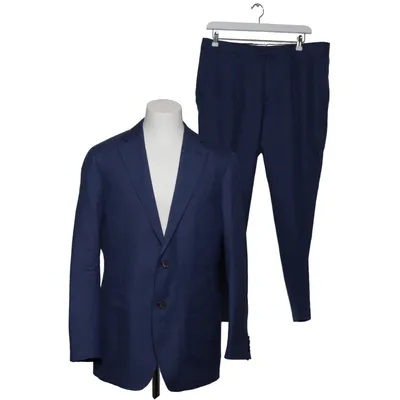 Kostym (Blå) från E. Thomas Linne, Silke, Ull