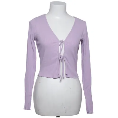 Slå-om bluse (Lilla) fra NA-KD Reborn Elastan, Lyocell, Viscose