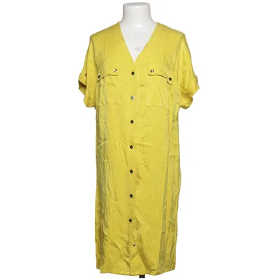 Shirt dress (Yellow) from Accent Cupro, Viscose
