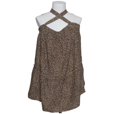 Dress (Beige, Black) from Live Unlimited Viscose