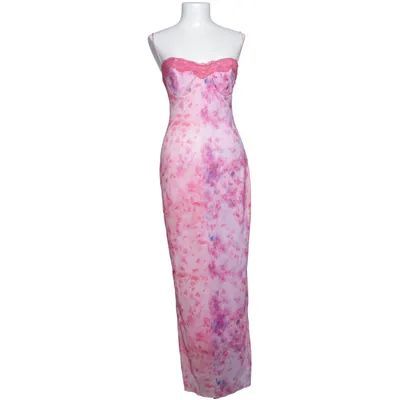 Långklänning (Rosa, Flerfärgad) från Marthea Elastan, Polyester