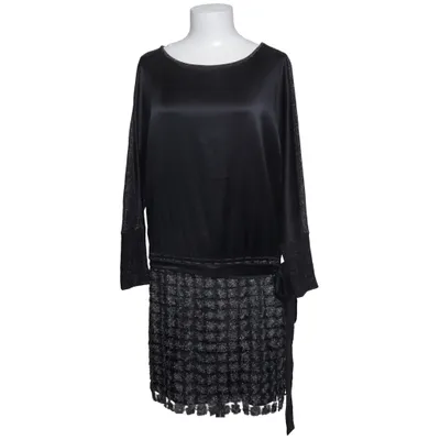 Robe (Noir, Argent) de Halé Bob Coton, Élasthane, Fibre métallique, Polyester