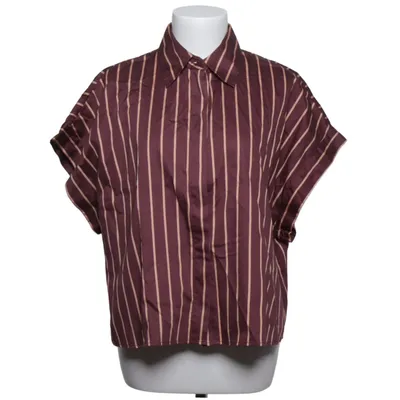 Chemise à manches courtes (Violet, Beige) de Forte Forte Coton