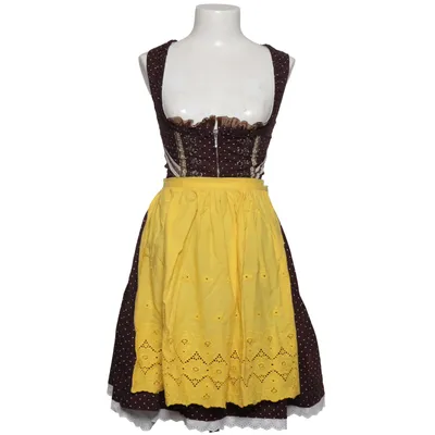 Dirndl (Brown, Yellow, Multicolored) from Original Steindl Cotton
