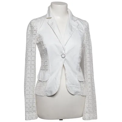 Blazer (White) from Stefano Cotton, Elastane