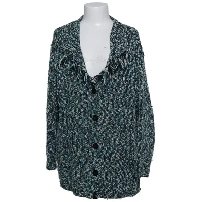 Cardigan (Vert, Noir, Blanc) de Signora Acrylique, Coton, Polyester