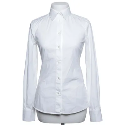 Bluse (Hvid) fra Dolce & Gabbana Bomuld, Elastan