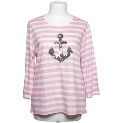 T-shirt à manches longues (Rose, Blanc) de Zwillingsherz Coton, Polyester