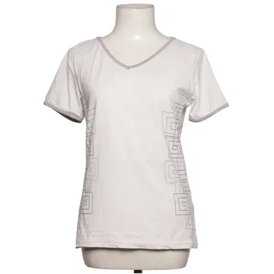 T-shirt (White, Gray) from Sharp Elastane, Polyamide