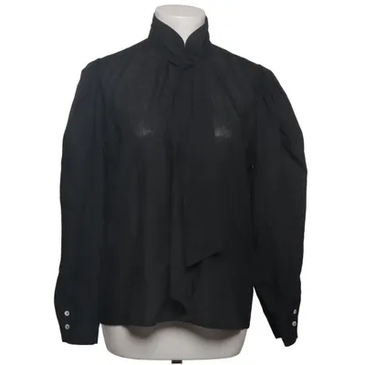 Knytblus (Svart) från Tru Blouse Polyester, Viskos