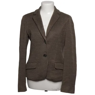Blazer (Brun, Hvid) fra Weekend MaxMara Acetat, Akryl, Polyester, Uld