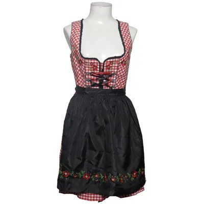 Dirndl (Rød, Hvid, Sort) fra Fuchs Trachtenmoden Bomuld, Polyester
