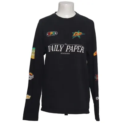 Langarmshirt (Schwarz) von Daily Paper Baumwolle