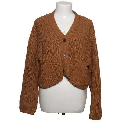 Cardigan (Brown) from Zara Acrylic, Polyamide, Polyester