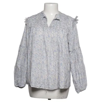 Bluse (Blau, Weiß, Mehrfarbig) von Horror Vacui Baumwolle