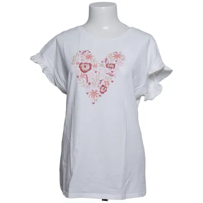 T-shirt (White, Multicolored) from Stella Doca Elastane, Polyester