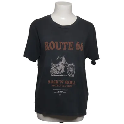 T-shirt (Zwart) van Set Katoen