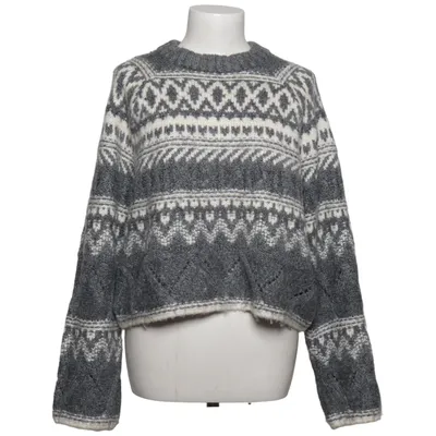 Tröja (Vit, Svart) från H&M Polyester, Akryl, Ull