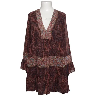Kjole (Brun, Flerfarvet) fra Zara Woman Polyester