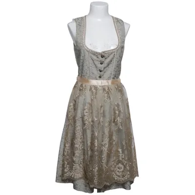 Dirndl (Grå, Guldfärgad) från Fuchs Trachtenmoden Bomull, Elastan, Polyester, Viskos