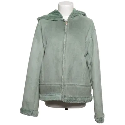 Shearling jacket (Green) from New Collection Polyester
