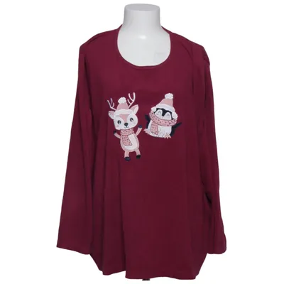 Pull de Noël (Rouge) de Polarstern Polyester